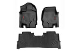 Floor Mats FR & RR FR Buckets Ford F-150 (15-26)/F-150 Lightning (22-26)/Raptor (17-25) Rough Country