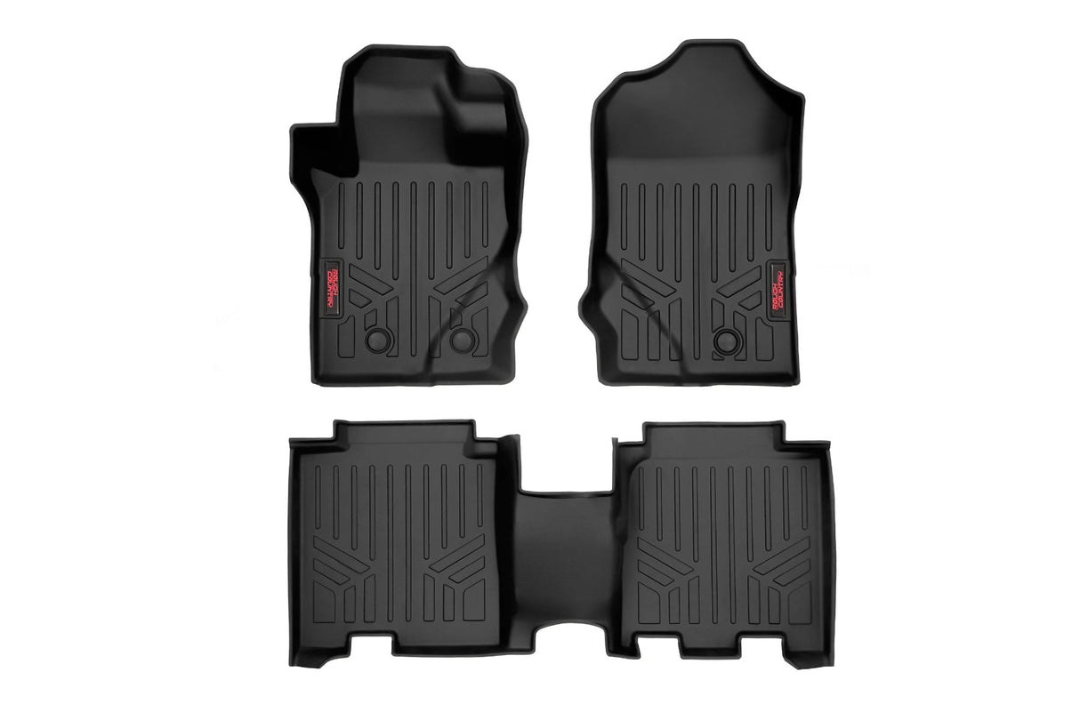 Floor Mats Front & Rear Ford Bronco 4WD (2021-2025) Rough Country
