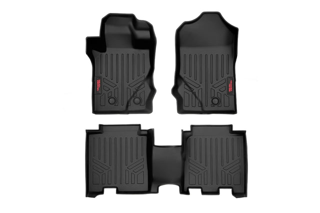 Floor Mats Front & Rear Ford Bronco 4WD (2021-2025) Rough Country