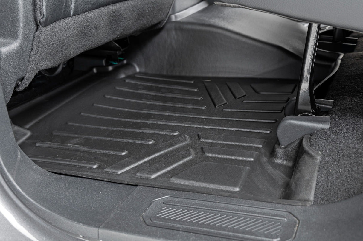 Floor Mats Front & Rear Ford Bronco 4WD (2021-2025) Rough Country