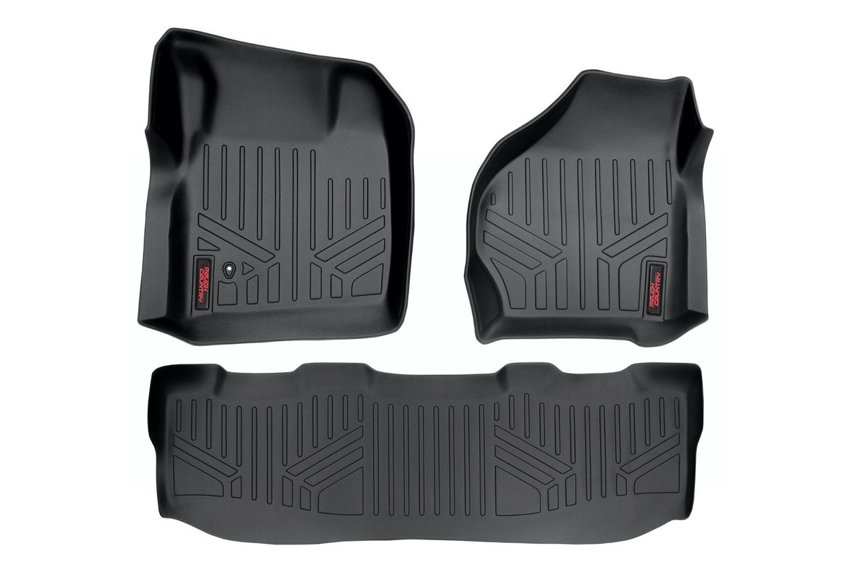 Floor Mats FR & RR Crew Cab Ford F-250/F-350 Super Duty 2WD/4WD (99-07) Rough Country