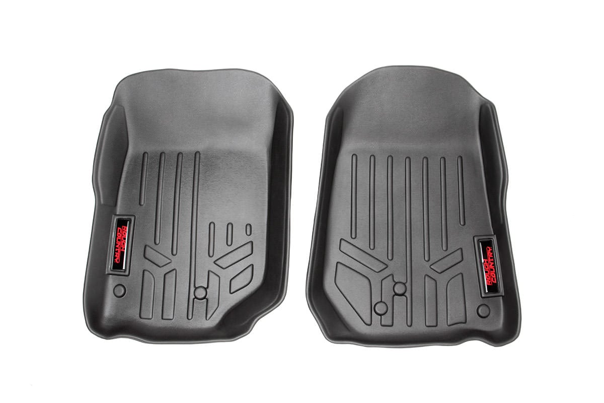Floor Mats Front Jeep Wrangler TJ (97-06)/Wrangler Unlimited (04-06) Rough Country