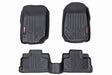 Floor Mats FR & RR 4 Door Jeep Wrangler Unlimited 2WD/4WD (2007-2013) Rough Country