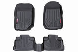 Floor Mats FR & RR 4 Door Jeep Wrangler Unlimited 2WD/4WD (2007-2013) Rough Country