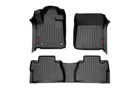 Floor Mats FR & RR CrewMax Toyota Tundra 2WD/4WD (2014-2021) Rough Country