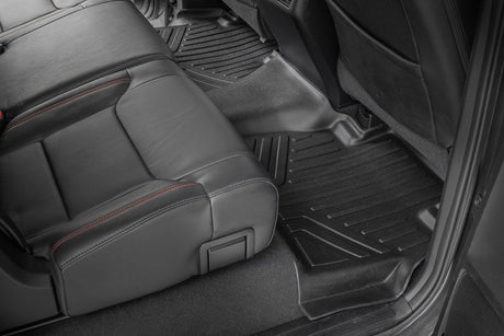 Floor Mats FR & RR CrewMax Toyota Tundra 2WD/4WD (2014-2021) Rough Country