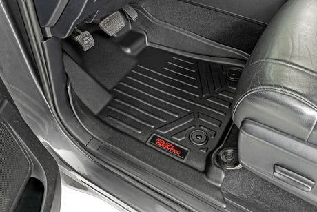 Floor Mats FR & RR CrewMax Toyota Tundra 2WD/4WD (2014-2021) Rough Country