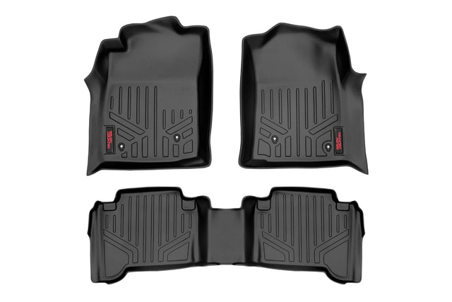 Floor Mats Front and Rear Double Cab Toyota Tacoma 2WD/4WD (2005-2011) Rough Country
