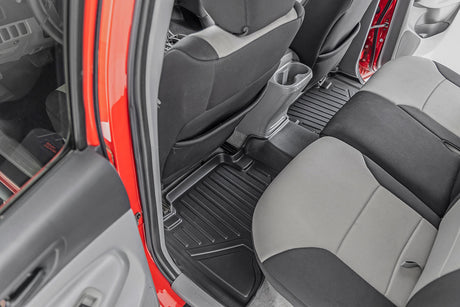 Floor Mats Front and Rear Double Cab Toyota Tacoma 2WD/4WD (2005-2011) Rough Country