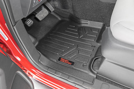 Floor Mats FR & RR Crew Cab Nissan Frontier 2WD/4WD (2022-2026) Rough Country