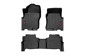 Floor Mats FR & RR Crew Cab Nissan Frontier 2WD/4WD (2022-2026) Rough Country