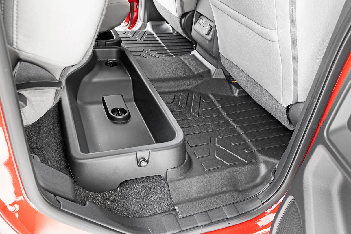 Floor Mats FR & RR Crew Cab Nissan Frontier 2WD/4WD (2022-2026) Rough Country