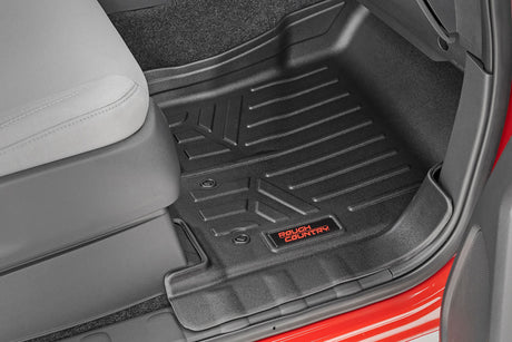 Floor Mats FR & RR Crew Cab Nissan Frontier 2WD/4WD (2022-2026) Rough Country