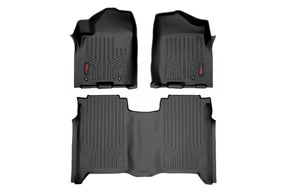 Floor Mats FR & RR Crew Cab Nissan Titan 2WD/4WD (2004-2015) Rough Country