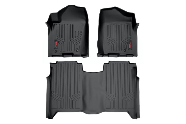 Floor Mats FR & RR Crew Cab Nissan Titan 2WD/4WD (2004-2015) Rough Country
