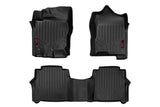 Floor Mats FR & RR Crew Cab Nissan Titan (17-24)/Titan XD (16-24) Rough Country