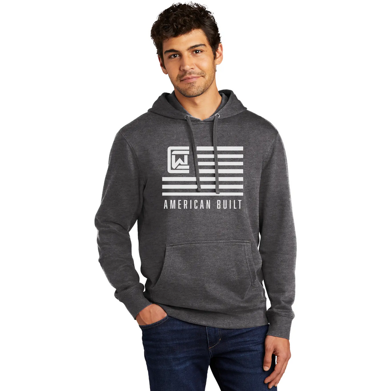 Men's Hoodie - Grey - American Built Corbin Custom Works LLC