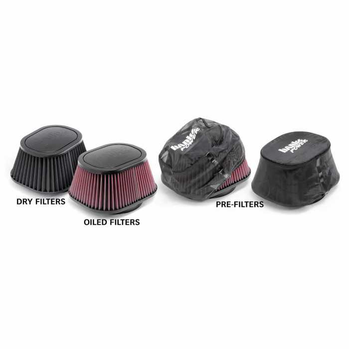 Ram-Air Cold-Air Intake System, Dry Filter for use with 2004-2005 Chevy/GMC 6.6L, LLY