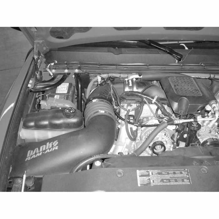 Ram-Air Cold-Air Intake System, Dry Filter for use with 2007-2010 Chevy/GMC 6.6L, LMM Far From Stock - Meyer Distributing