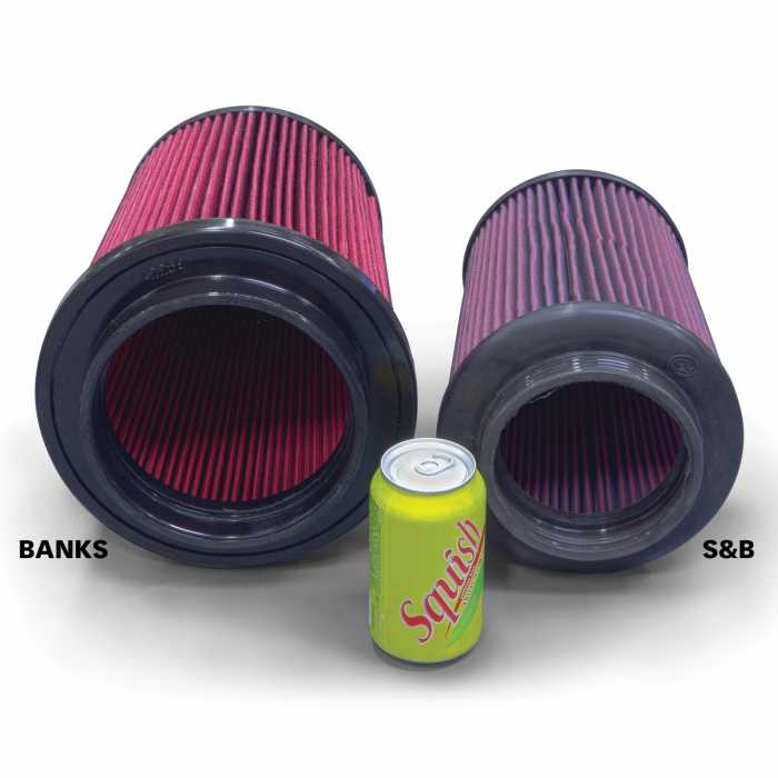 Ram-Air Intake System Deletes stock resonator, includes Oiled filter for 2017-2019 Chevy/GMC 2500 L5P 6.6L Far From Stock - Meyer Distributing