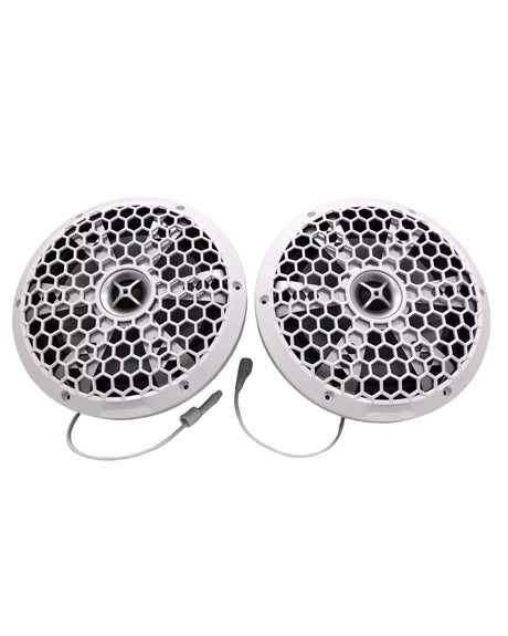 Down4Sound M3 80 | 8" 200W RMS Marine RGB LED Coaxial Speakers (Pair) Down4Sound