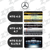 10.25" DIZZPLAY for MB SL (R231) 2013-2015 / SLK (R172) 2012-2015 equipped with the NTG45 - UHD. ZZ2
