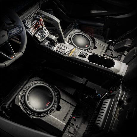 2024-2026 Can-Am® Maverick R, Phase-6 K-Spec 1400watt 6-Speaker Stereo System with Kicker Horns