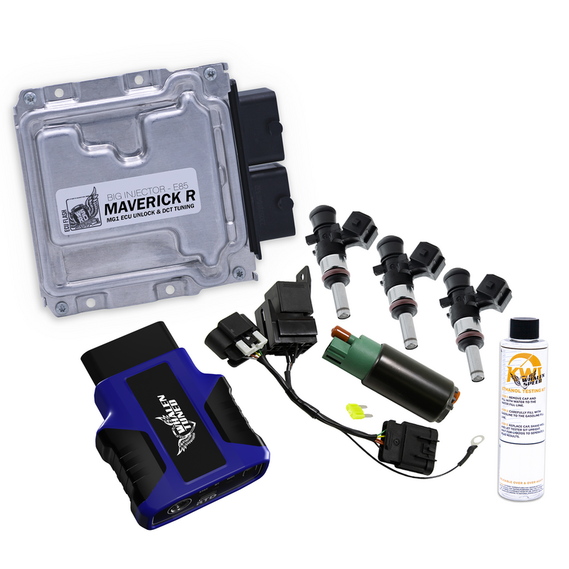 WSRD Big Injector MG1 ECU Unlock & DCT Transmission Tuning | 2025 Maverick R - 2 Seat (274-355HP)