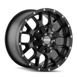 Mayhem Warrior 8015 part 8015-2952MB matte black - front face view