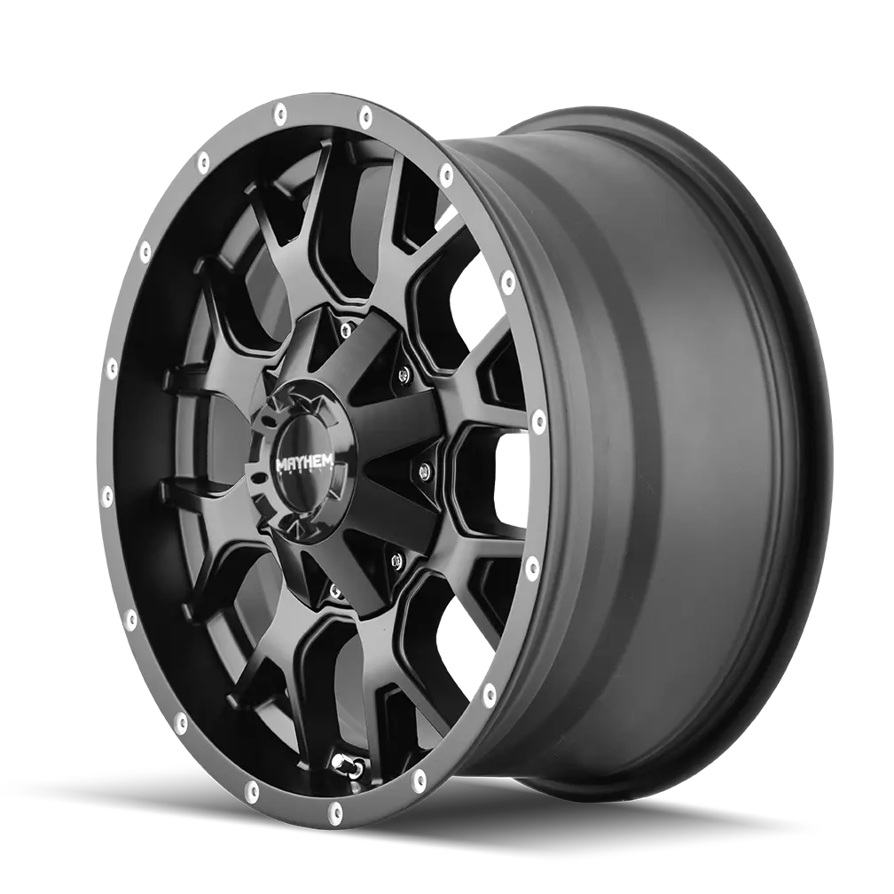 Mayhem Warrior 8015 part 8015-2952MB matte black - angled profile view