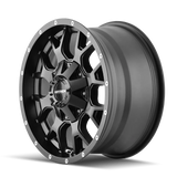 Mayhem Warrior 8015 part 8015-2952MB matte black - angled profile view