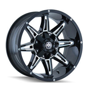 RAMPAGE (8090) GLOSS BLACK MILLED