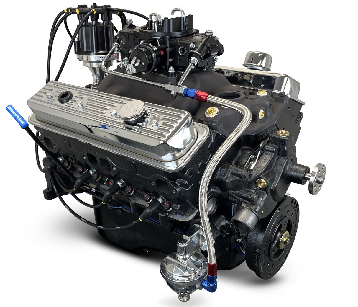 GM Marine Small Block Compatible 383 c.i. Engine - 405 Horsepower - Base Dressed - Carbureted