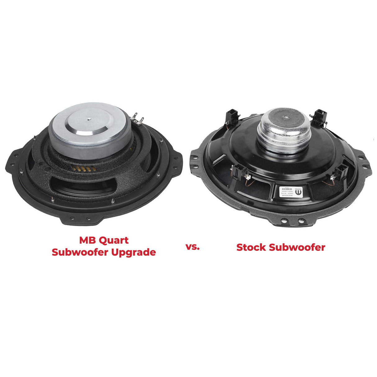 MB Quart 400 Watt Jeep® Wrangler (JL) Tuned OEM Subwoofer Upgrade (MBQJL-SUBR-1)  I '18-'26 Jeep JL Wranglers