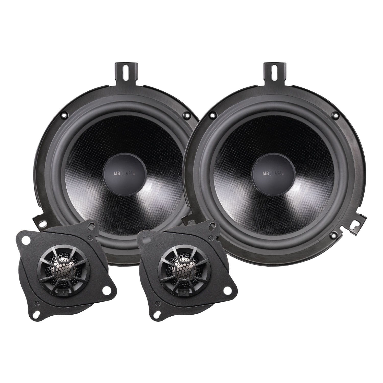 MB Quart 6.5" Jeep Tuned Convertible Speakers Upgrade (JS1-216JK) I '07-'18 Jeep JK Wrangler