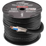 500 Ft Microphone Cable (MC-4 BLK) Audiopipe