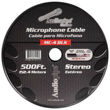 500 Ft Microphone Cable (MC-4 BLK) Audiopipe