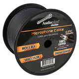 250Ft Microphone Cable (MCV-5 BLK) Audiopipe