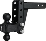 Bulletproof Medium Duty 4” Drop/Rise Hitch 2" Box Steel Shank