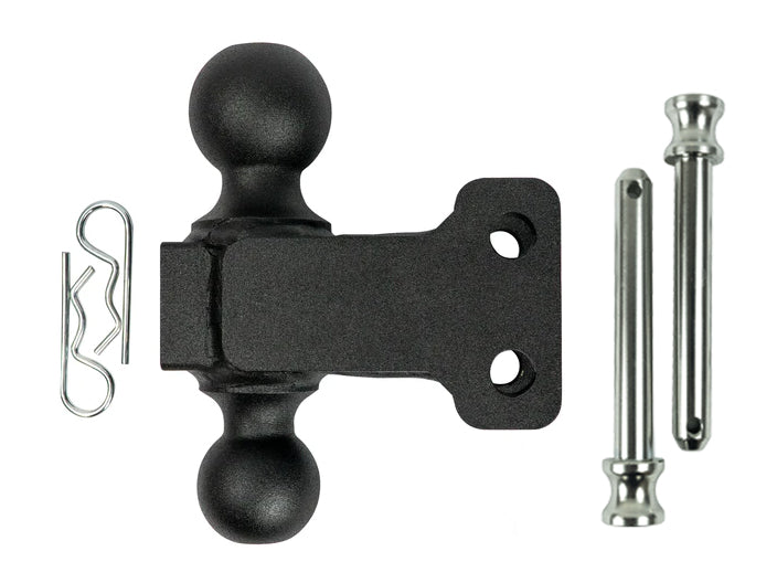 Bulletproof Medium Duty 4” Drop/Rise Hitch 2" Box Steel Shank