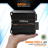 PRV MDX1200.4 2 Ohm Amplifier PRV Audio