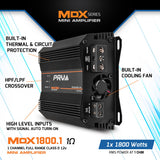 PRV MDX1800.1 1 Ohm Amplifier PRV Audio