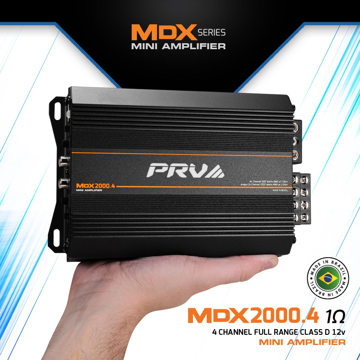 PRV MDX2000.4 1 Ohm Amplifier PRV Audio