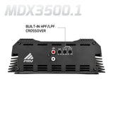 PRV Audio MDX3500.1 | 3500W RMS Full Range Monoblock Amplifier 0.5 Ohm