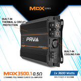 PRV MDX3500.1 0.5 Ohm Amplifier PRV Audio