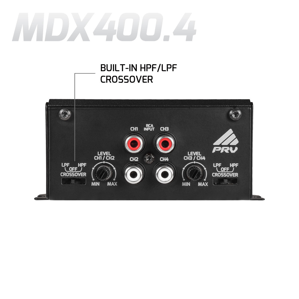 PRV MDX400.4 2 Ohm Amplifier PRV Audio