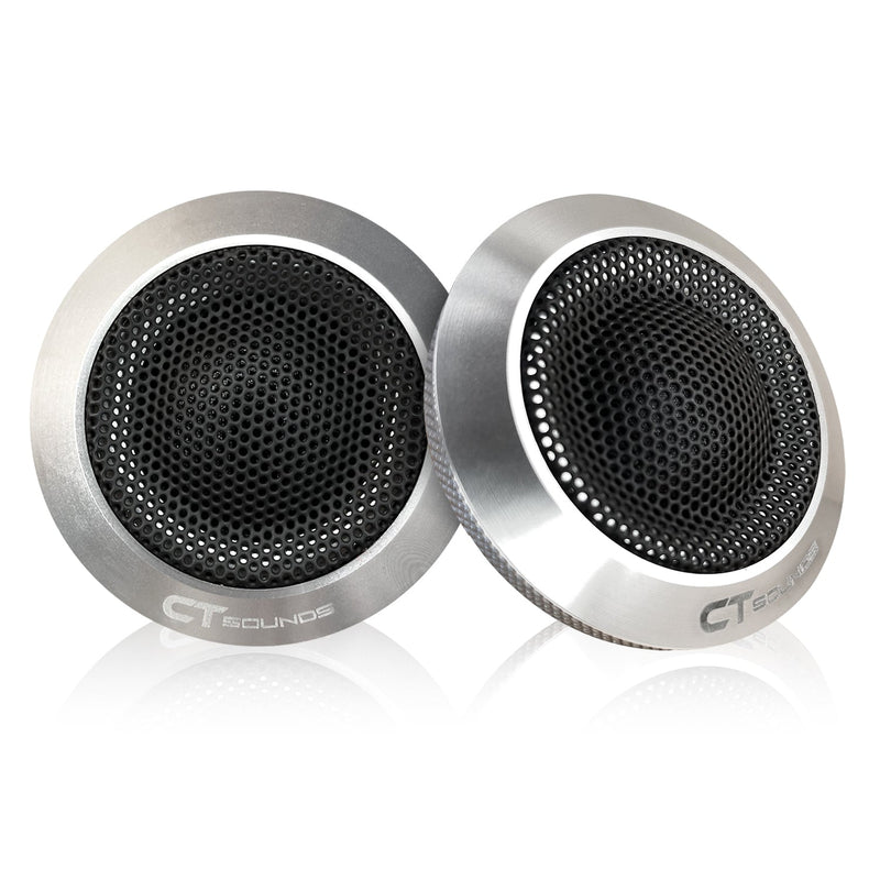 MESO-25-TWT // 1" 100 Watt Premium Silk-Dome Tweeters, Pair CT Sounds