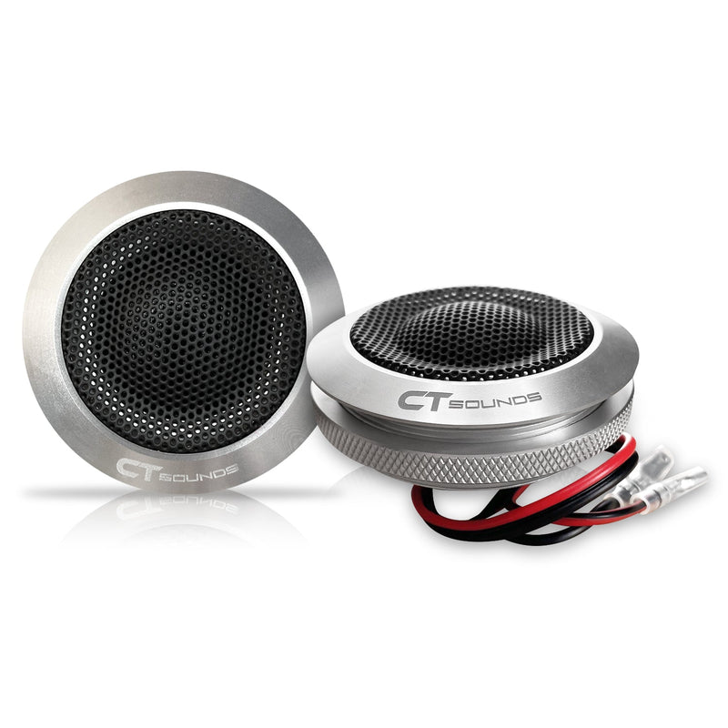 MESO-25-TWT // 1" 100 Watt Premium Silk-Dome Tweeters, Pair CT Sounds