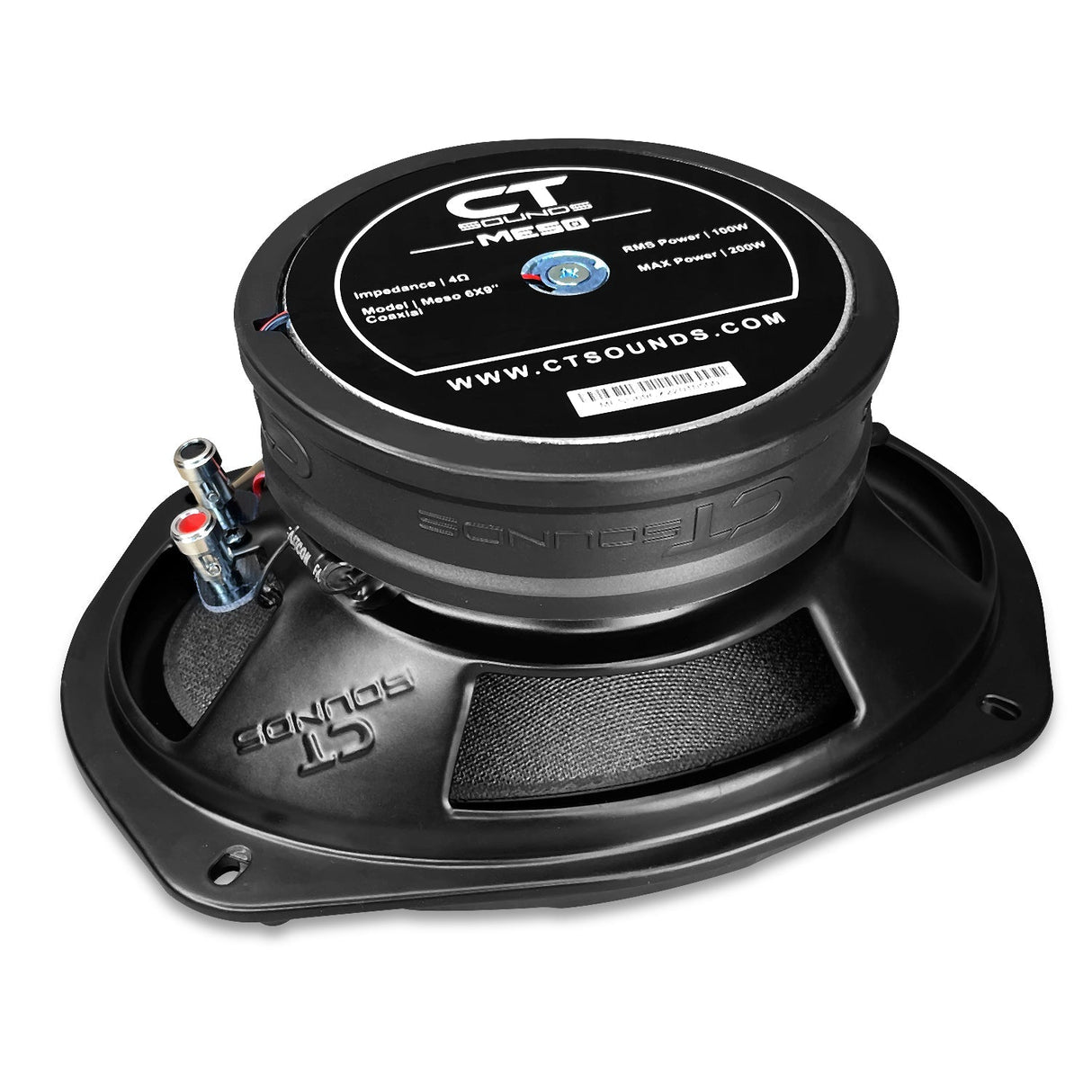 MESO-6X9-COX // 200 Watts RMS 6x9" Coaxial Car Speakers, Pair CT Sounds