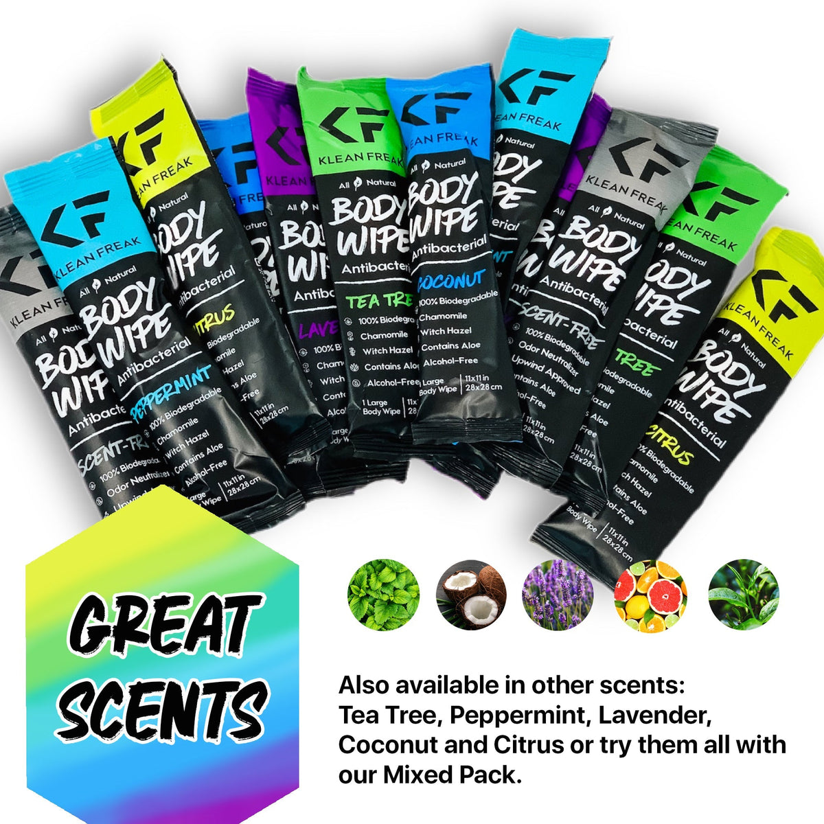 Body Wipes - 12 Pack